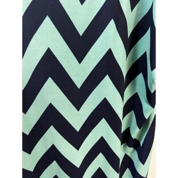 Carol Rose Chevron Print Top‎ Size 1X NWOT - Picture 5 of 6